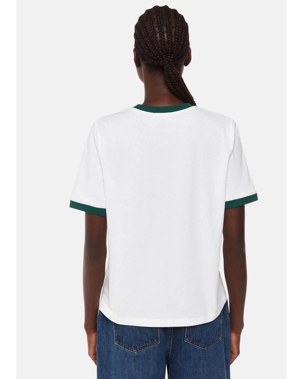 Whistles White California Logo Tee