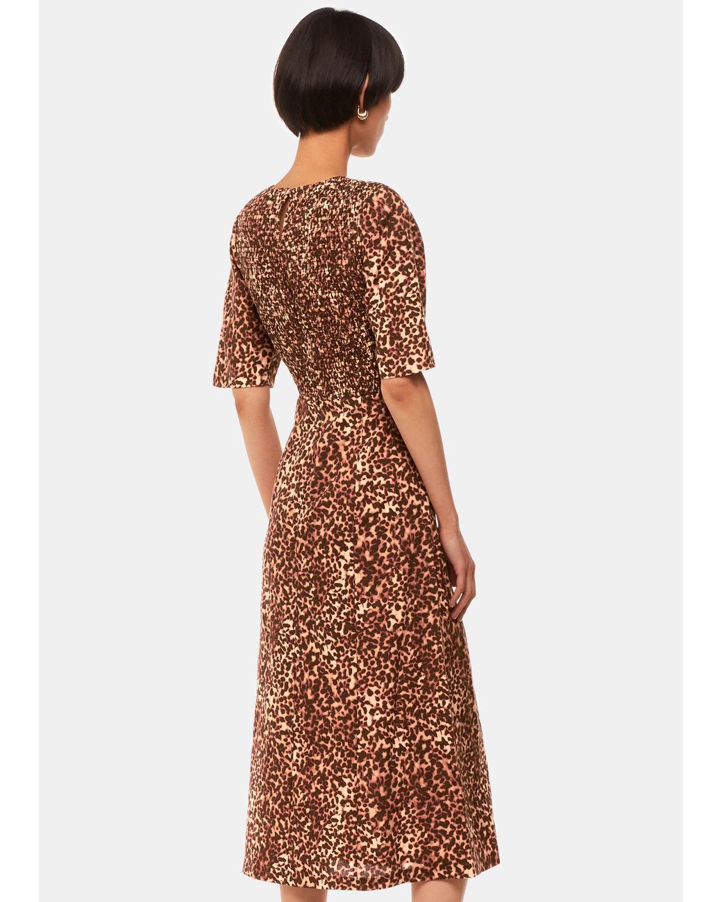 Whistles Multicolor Marble Spot Veda Dress