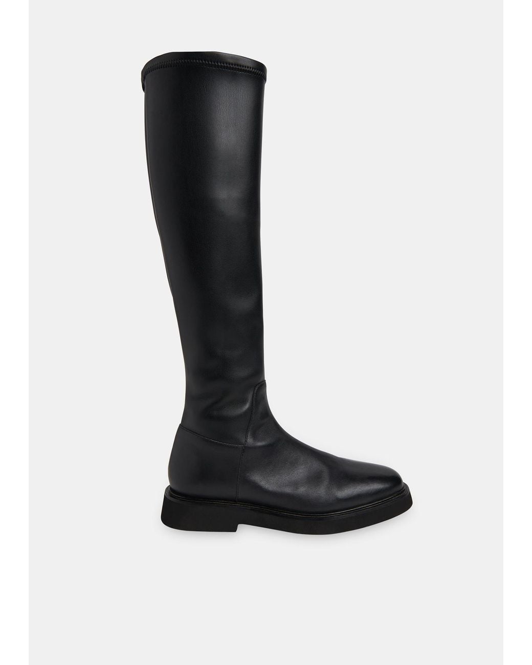 Whistles White Quin Stretch Knee High Boot