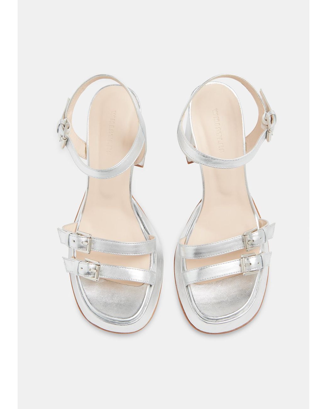 Whistles White Limited Addie Heeled Sandal