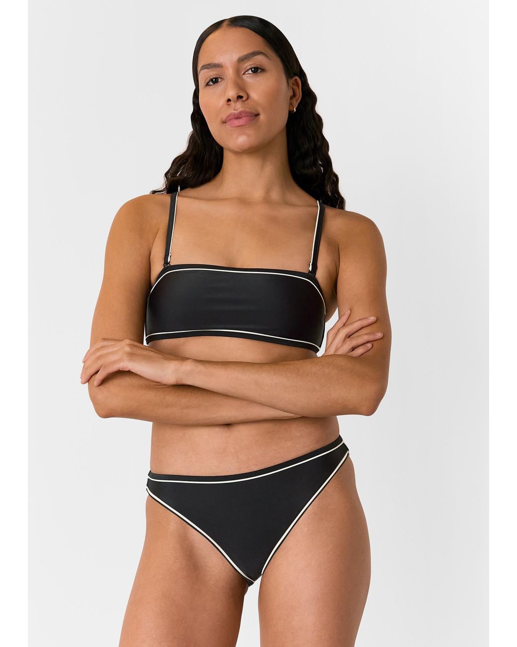 Whistles Multicolor Piper Contrast Bikini Bottom