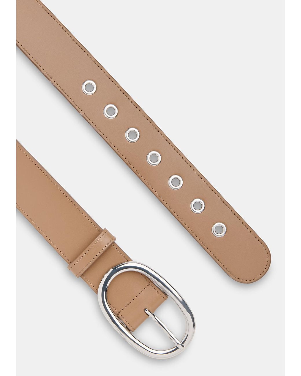 Whistles Blue Eyelet Detail Belt