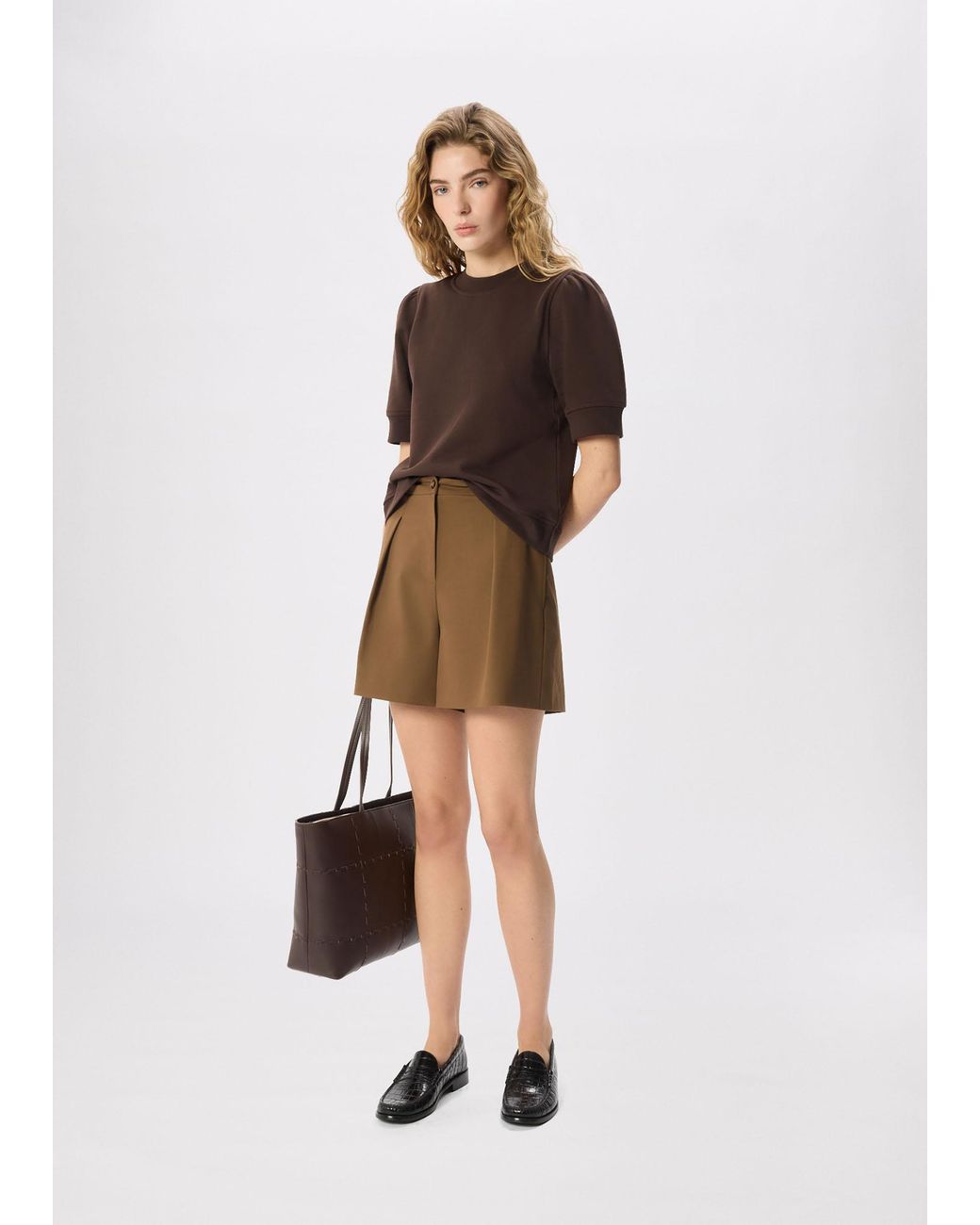 Whistles Black Short Sleeve Sweat