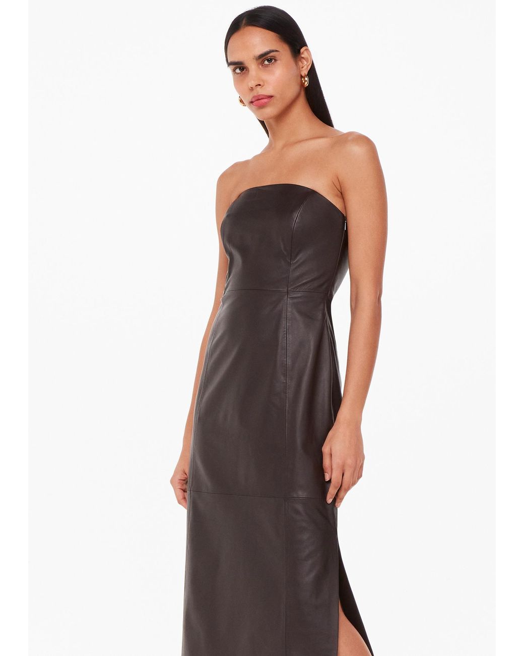 chinese dress ladies Amazon.com: MakeMeChic Women's Strapless Leather Dress Ruched Bandeau  Bodycon Party Mini Dresses Burgundy Medium : Clothing, Shoes & Jewelry main image 0