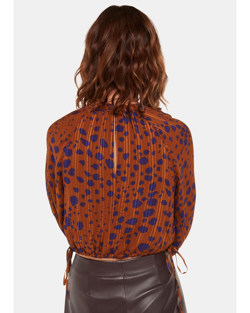 Whistles Brown Spotted Dalmatian Polly Top
