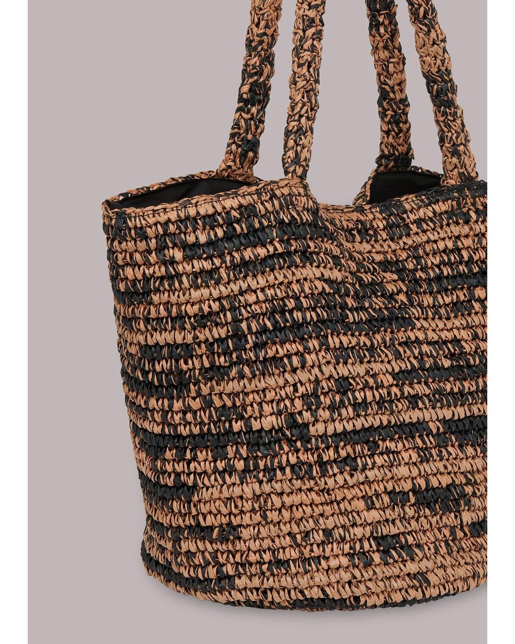 Whistles Multicolor Renee Paper Weave Tote