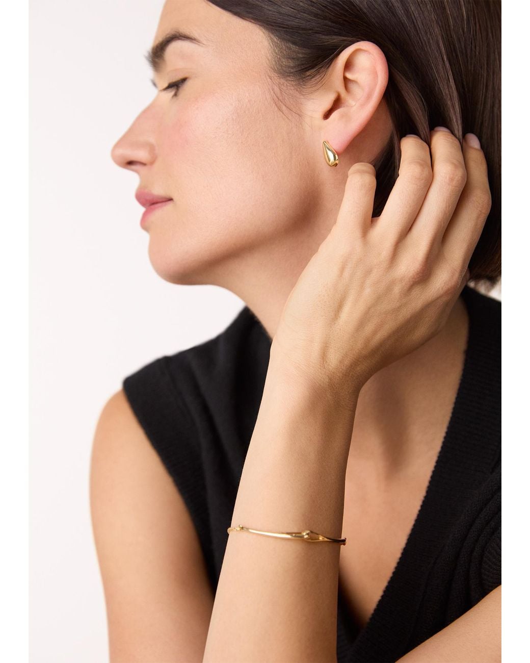 Whistles White Link Detail Slider Bracelet