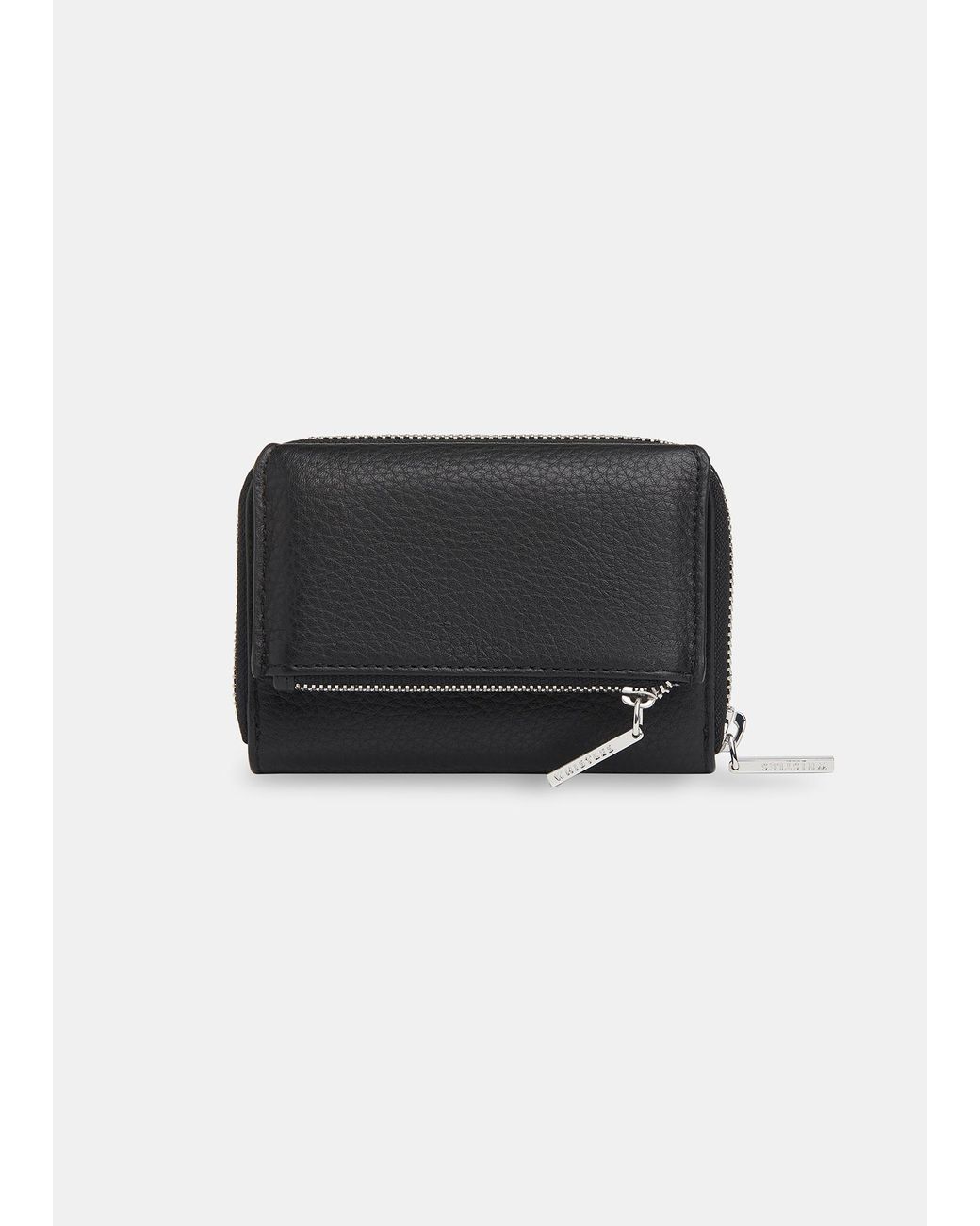 Whistles Black Bibi Zip Purse