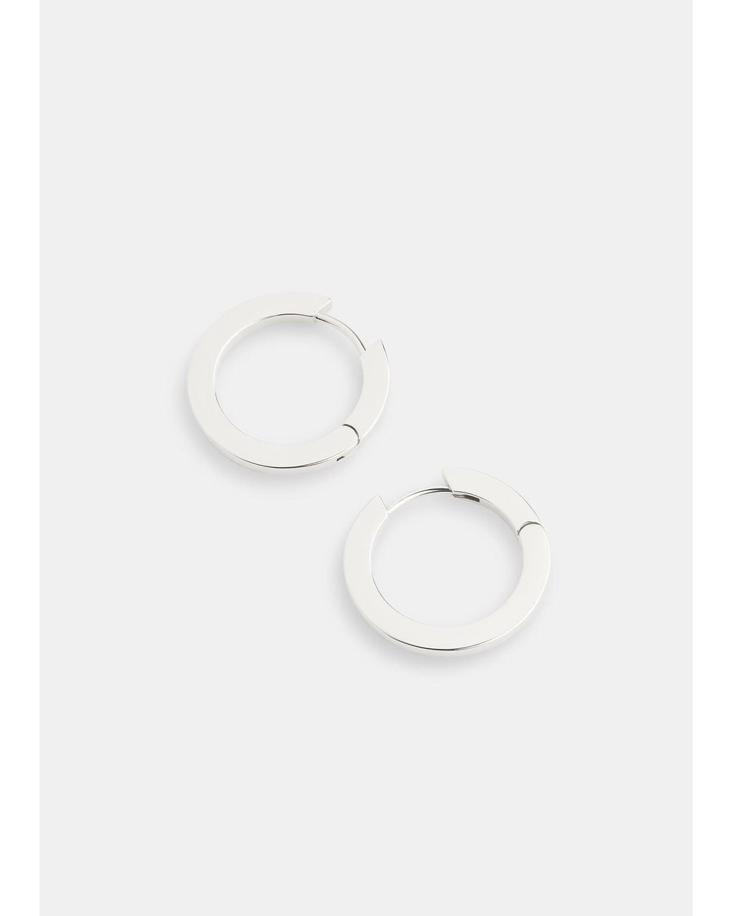 Whistles Natural Flat Hoop Earring