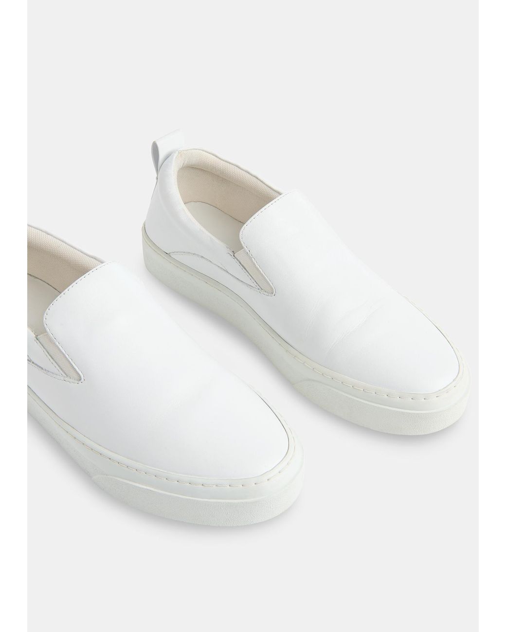 Whistles White Kinsley Slip On Trainer