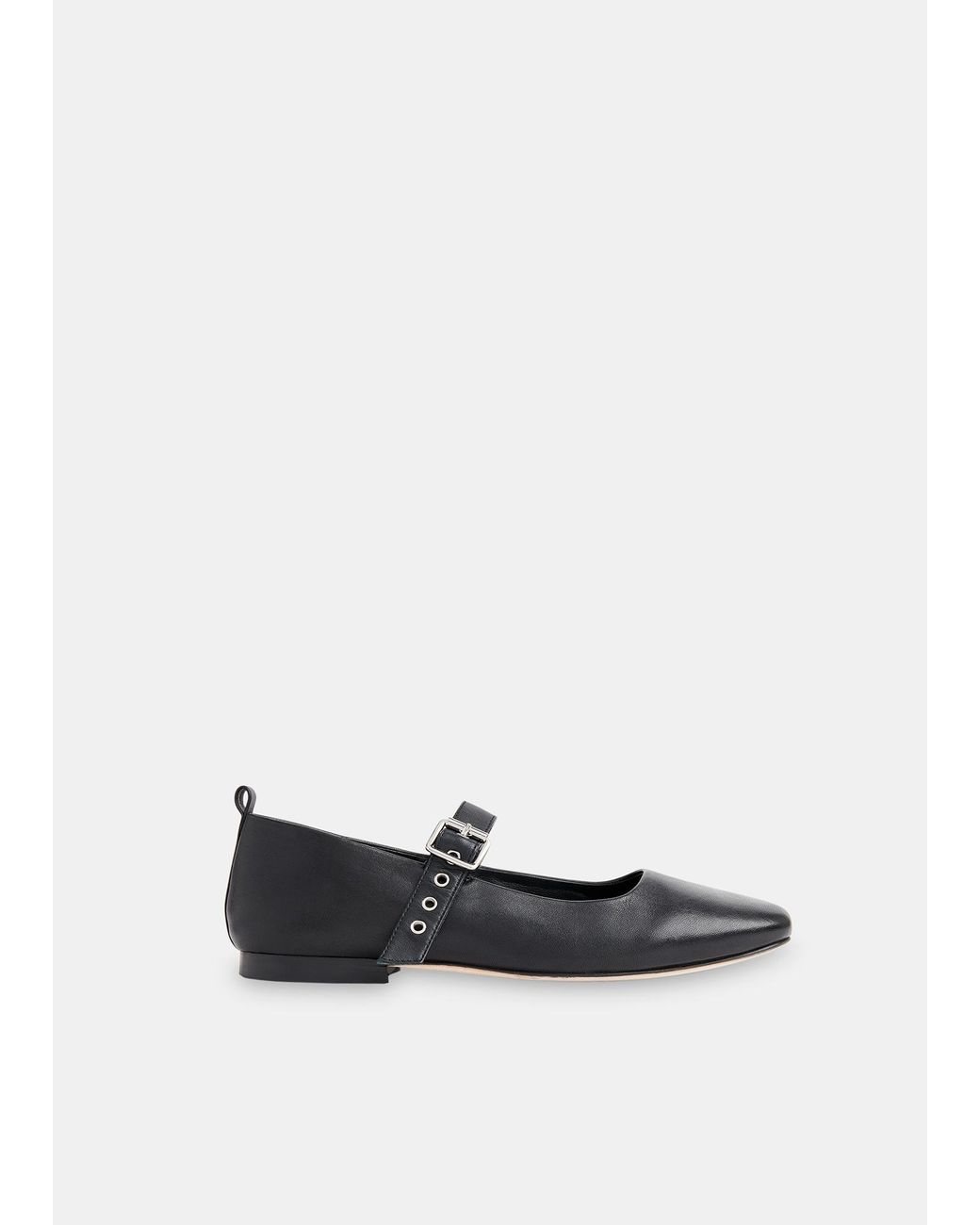 Whistles White Elba Ballet Pump