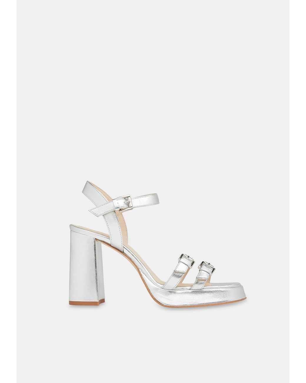 Whistles White Limited Addie Heeled Sandal
