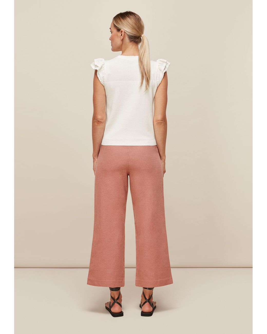 Whistles Natural Amenia Culotte