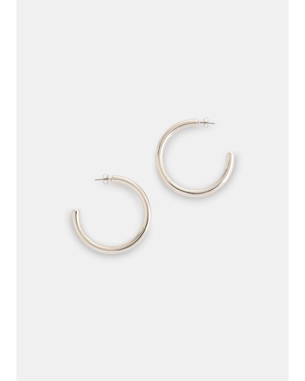 Whistles Brown Tubular Large Hoop
