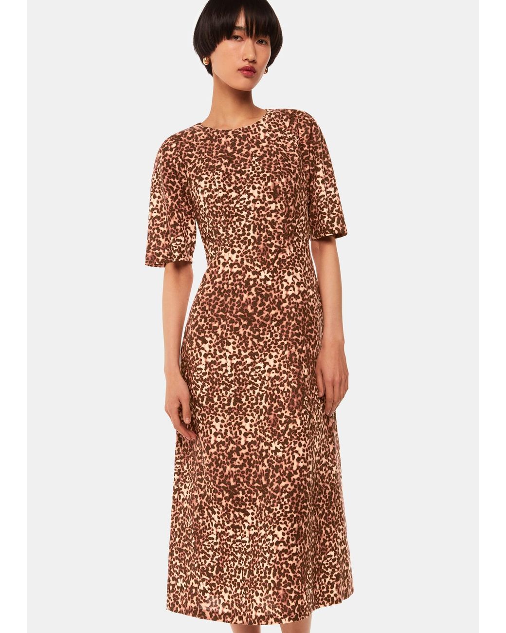 Whistles Multicolor Marble Spot Veda Dress