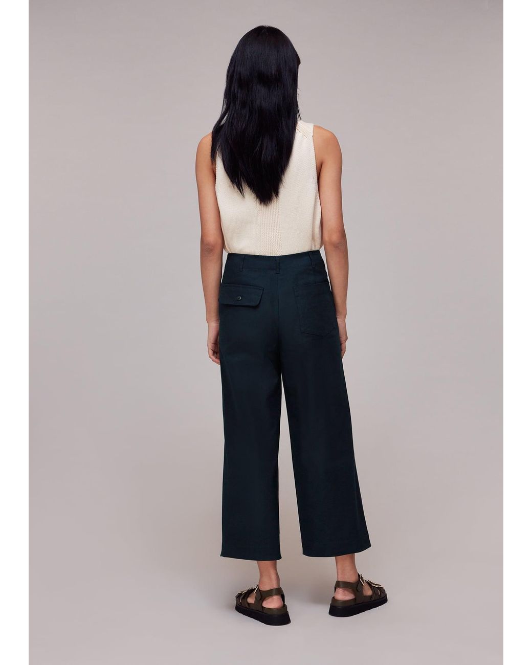 Whistles Blue Amber Chino Trouser