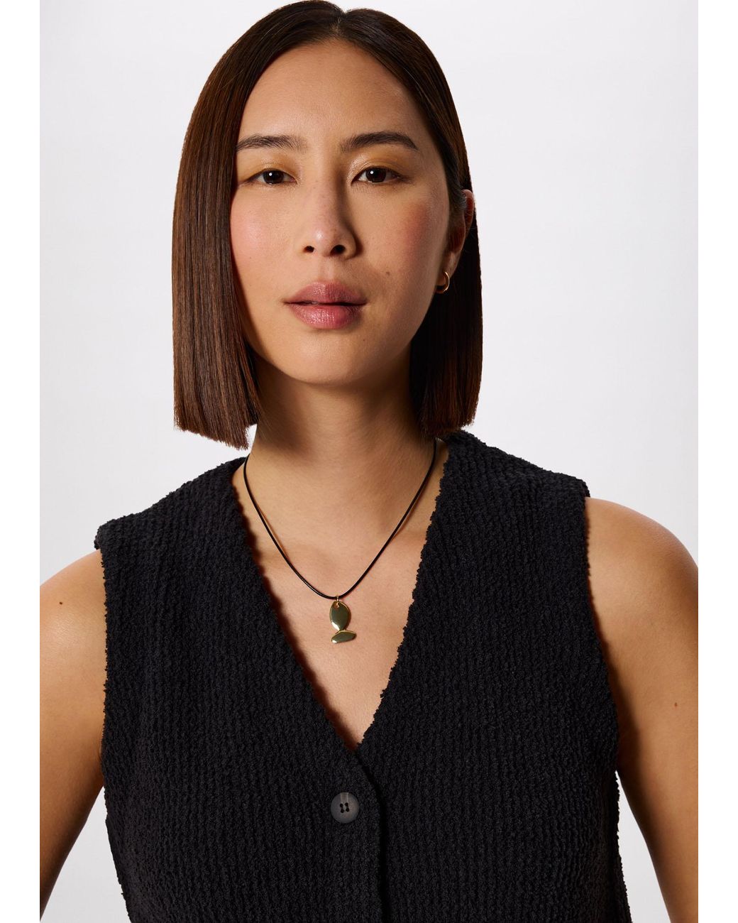 Whistles White Fish Cord Necklace