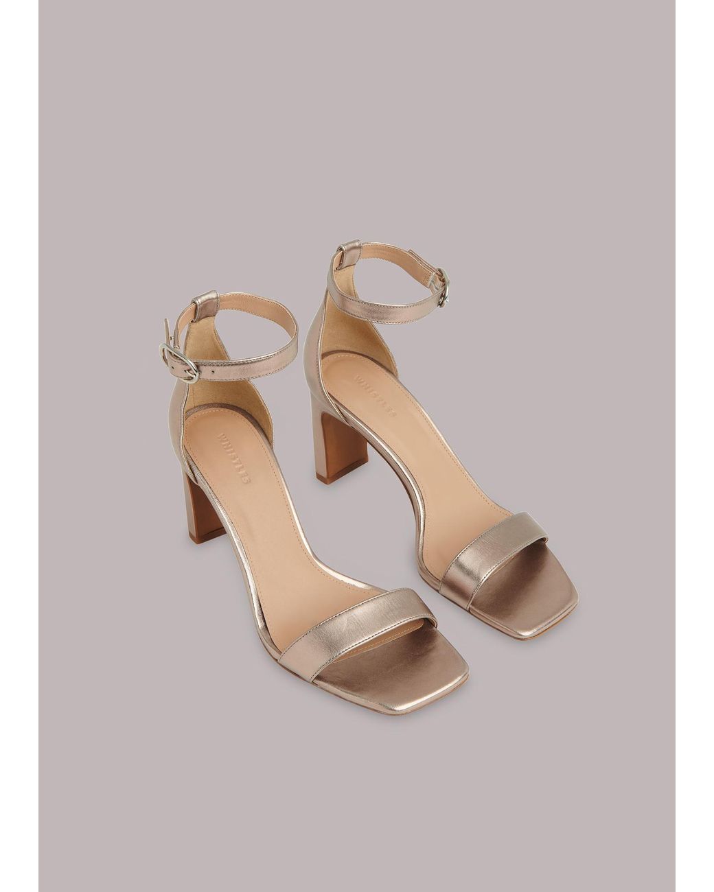 Whistles Pink Lena Heeled Sandal