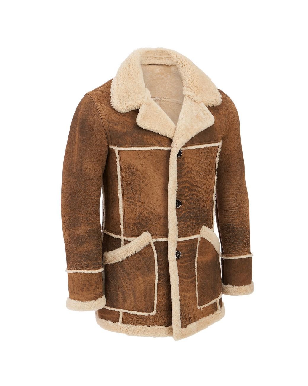 Wilsons Leather Marlboro Shearling Leather Jacket in Brown for Men | Lyst