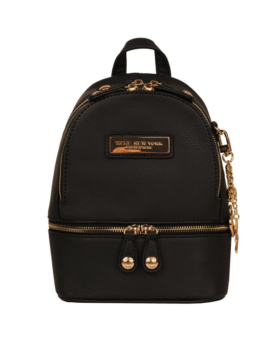 Wilsons Leather Marc New York Mini Zip Around Faux-leather Backpack in  Black | Lyst