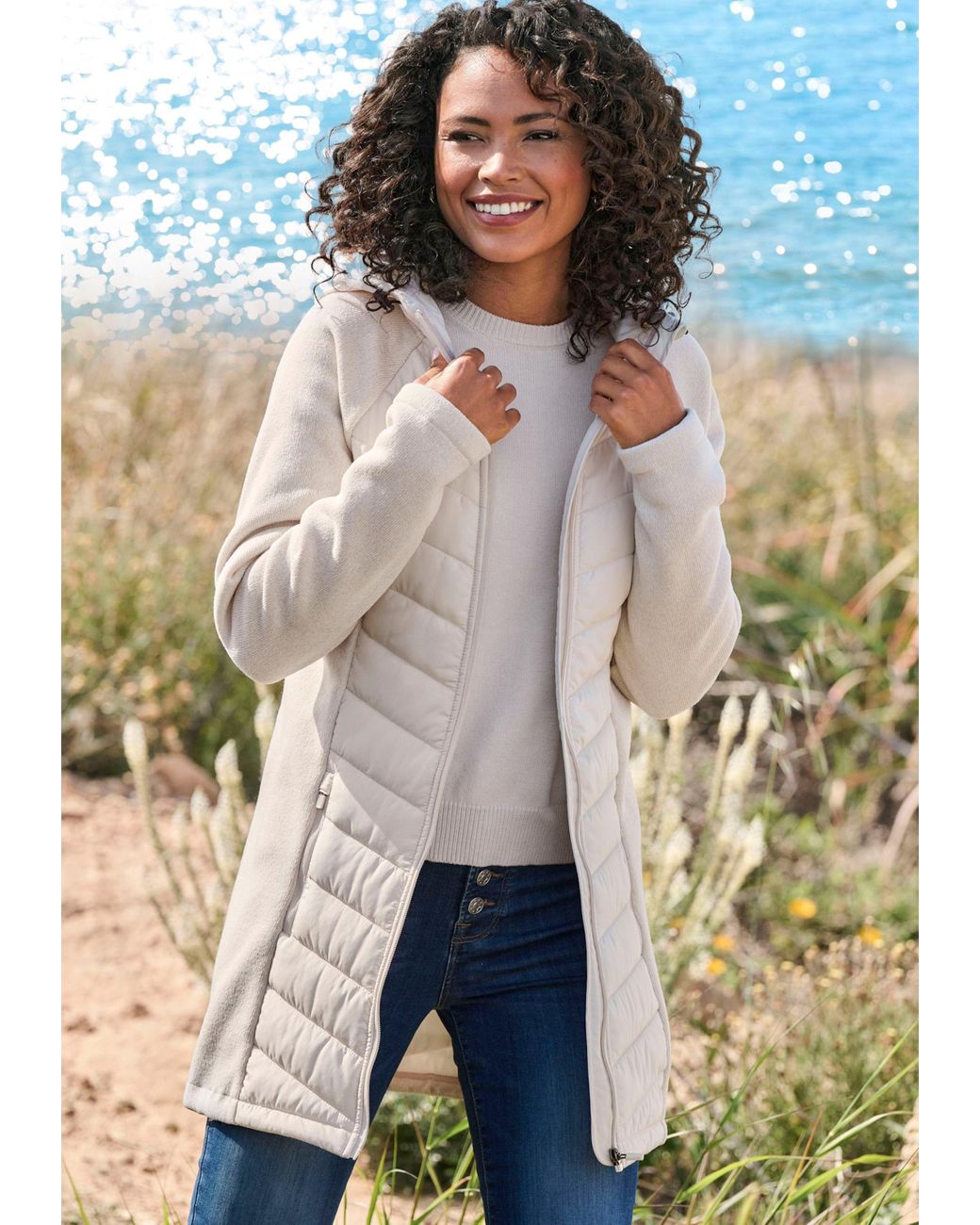 Vivance Steppjacke in Natur | Lyst DE