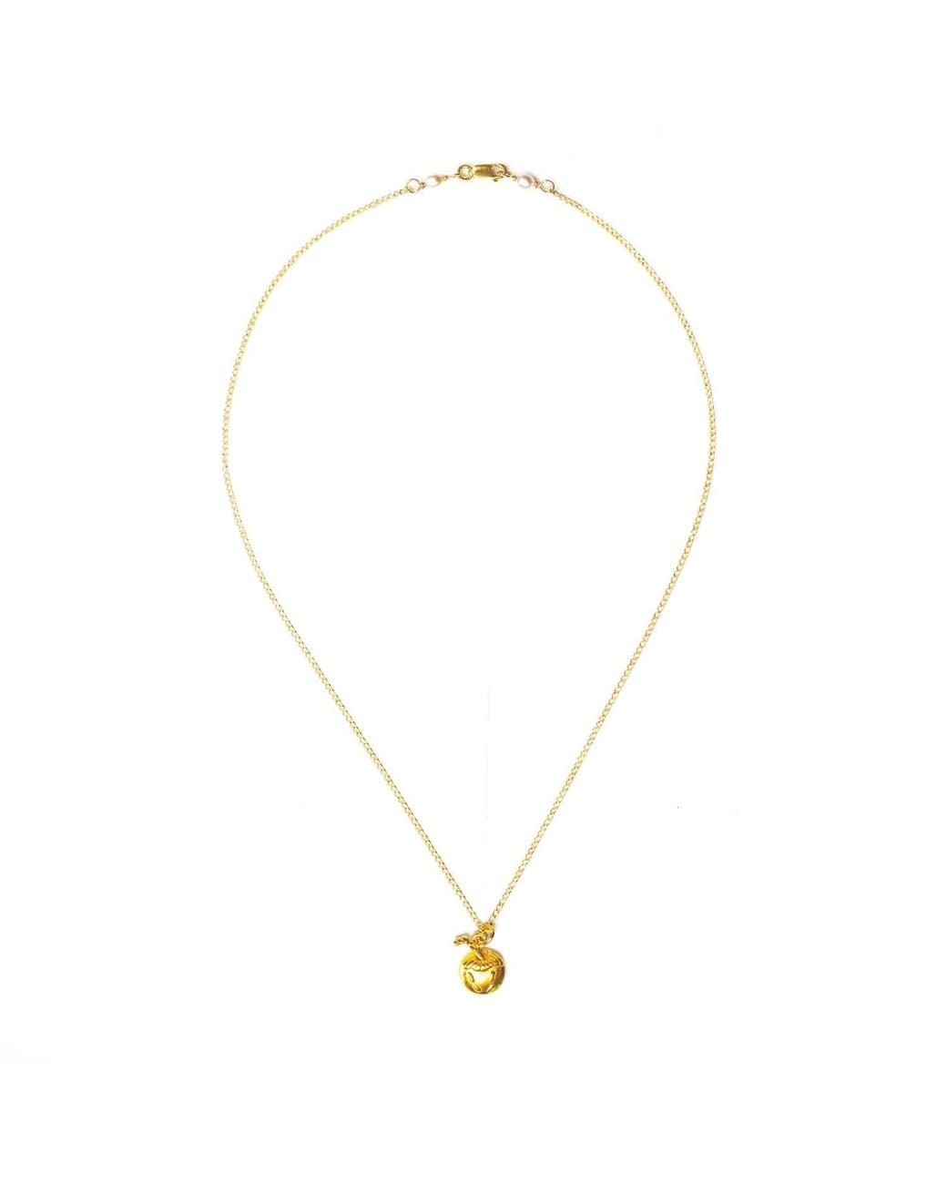 Lexi Jewelry Metallic Coco Loco Coconut Necklace