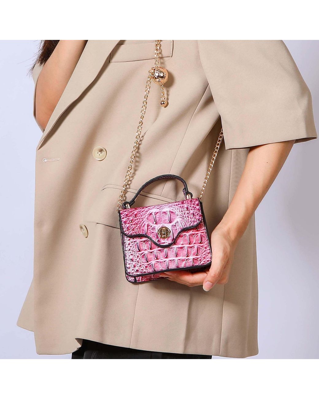 Mkf Collection - J'omor Pink River Mini Crossbody Bag