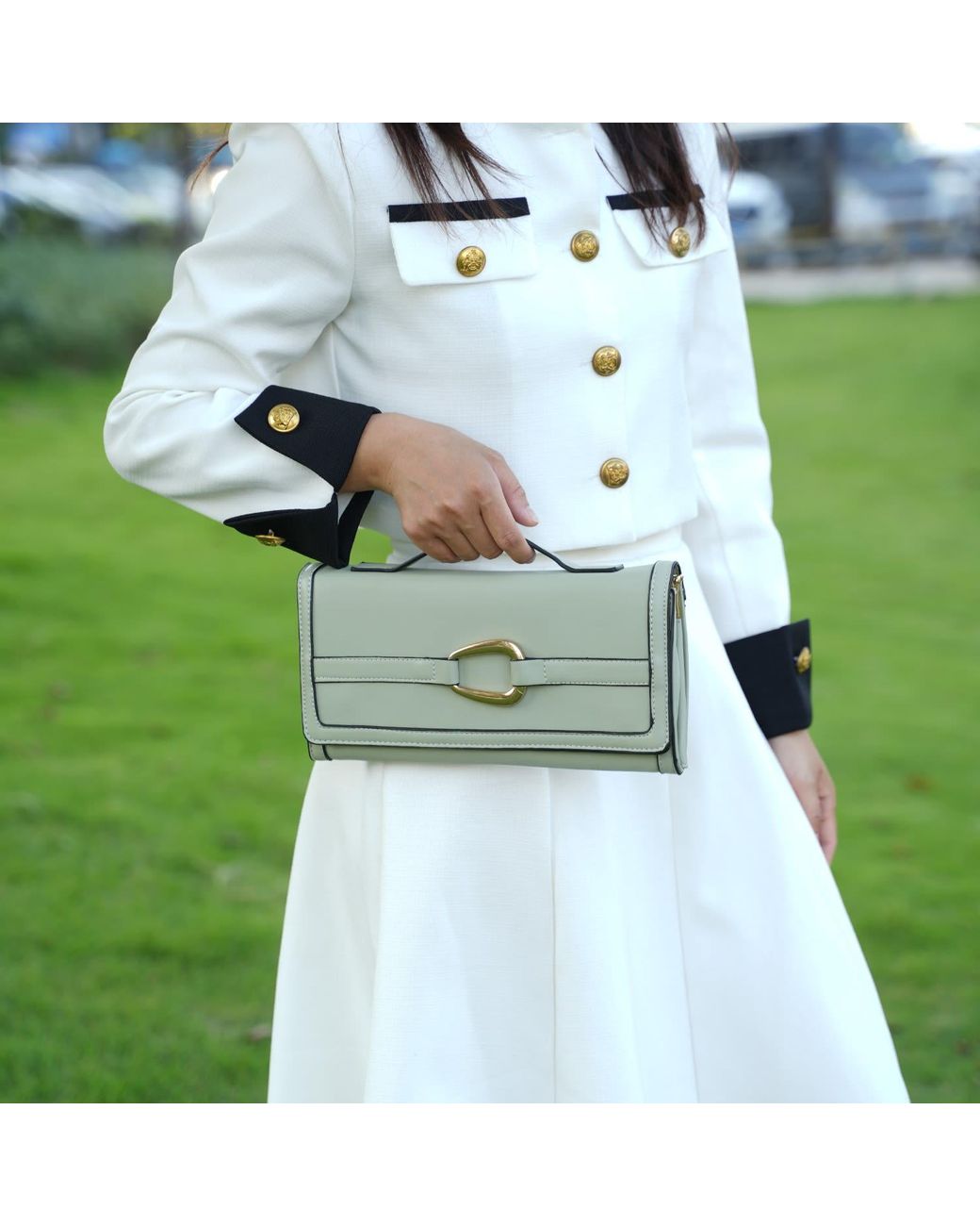 Mkf Collection - J'omor Metallic Arlena Crossbody Bag
