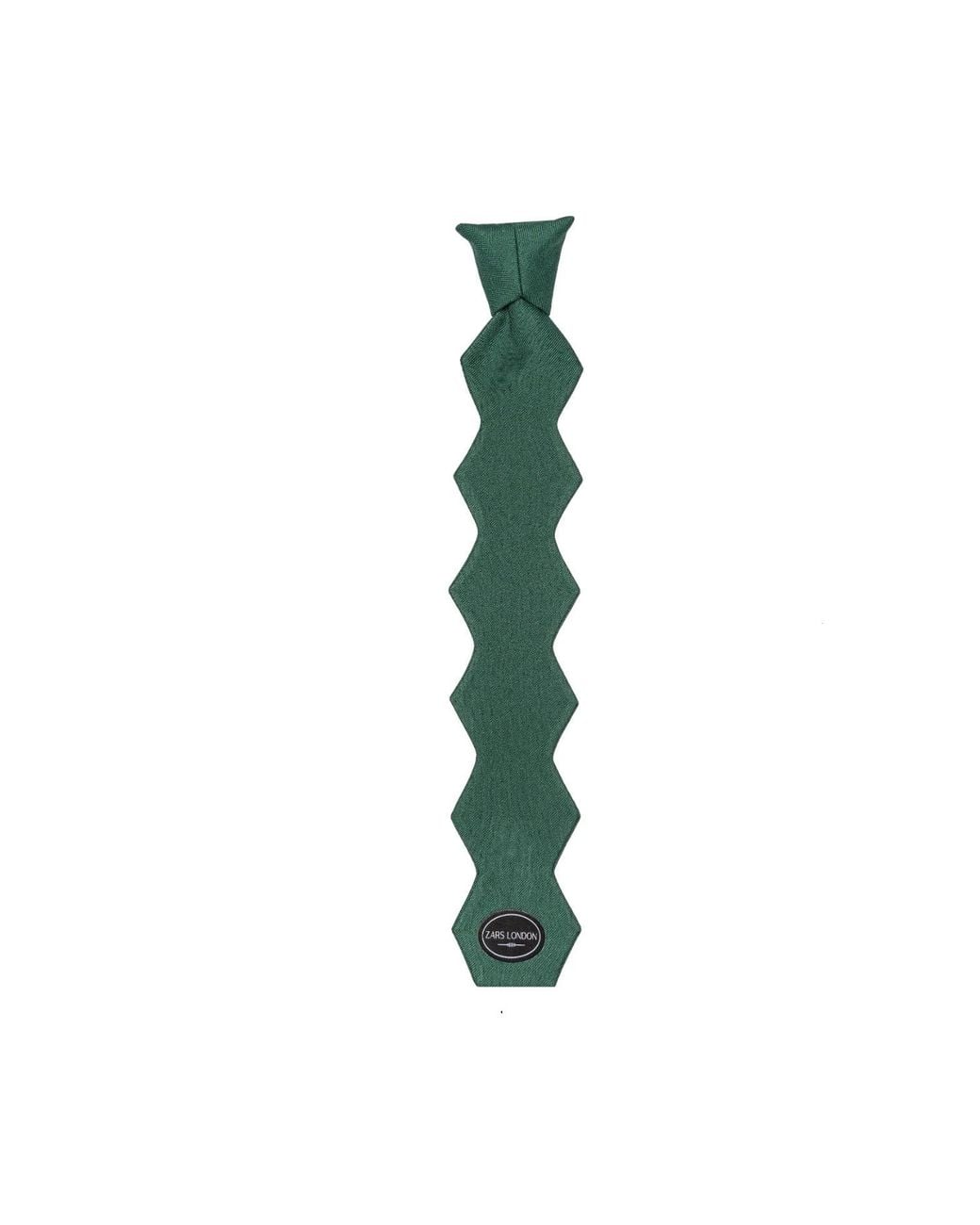 Zars London Green The Hexagonal Tie for men