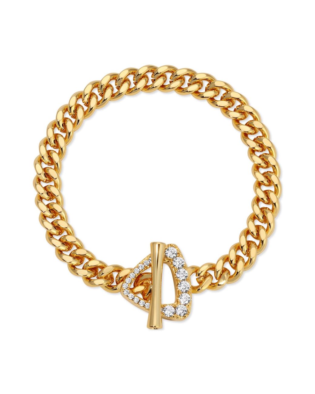 Native Gem Metallic Triomphe Bracelet- 14K Plate