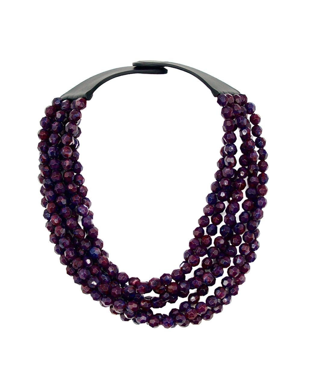 Fairchild Baldwin Purple Helena Marble Elderberry Necklace