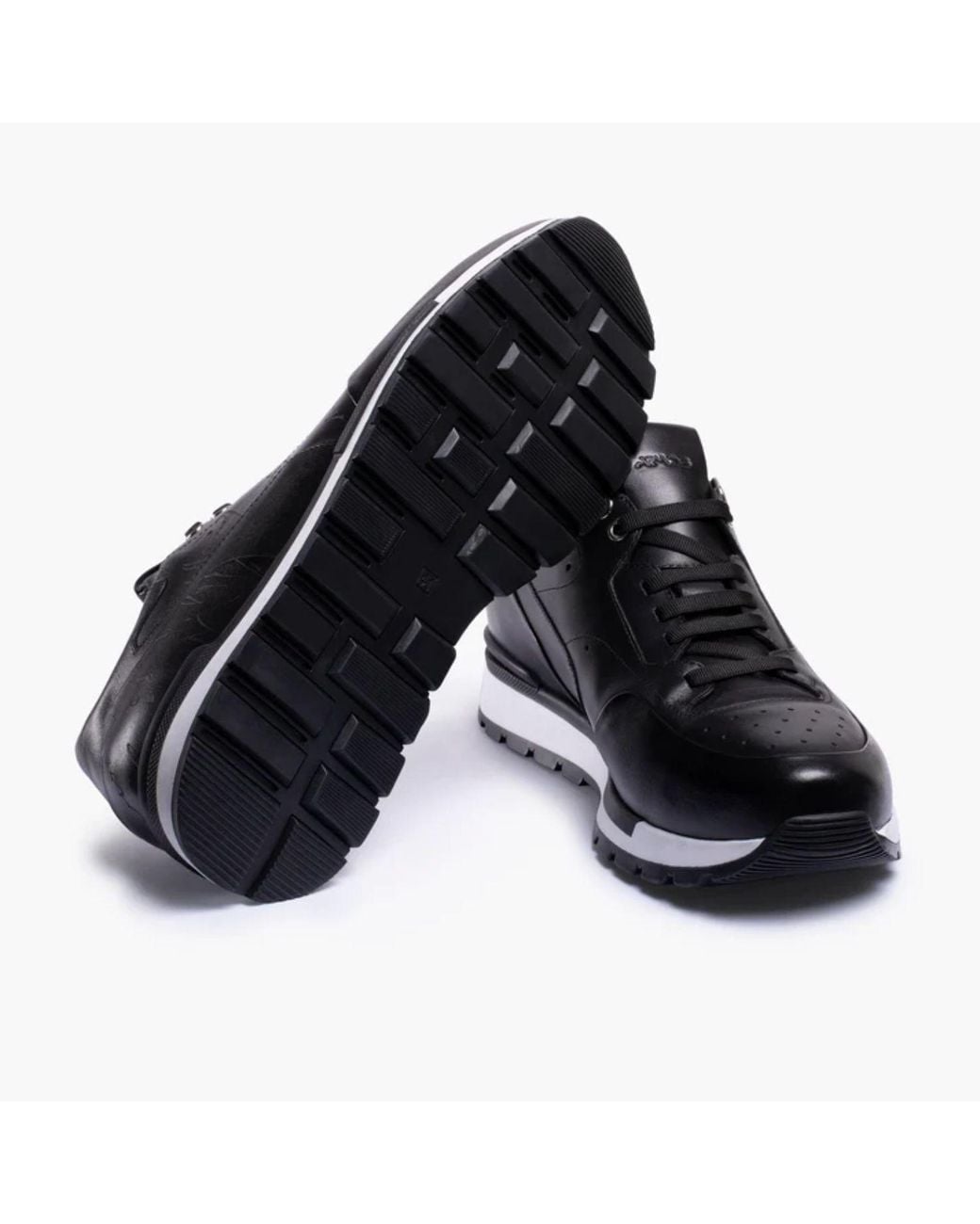 Armos Black Sneaker With Sole for men