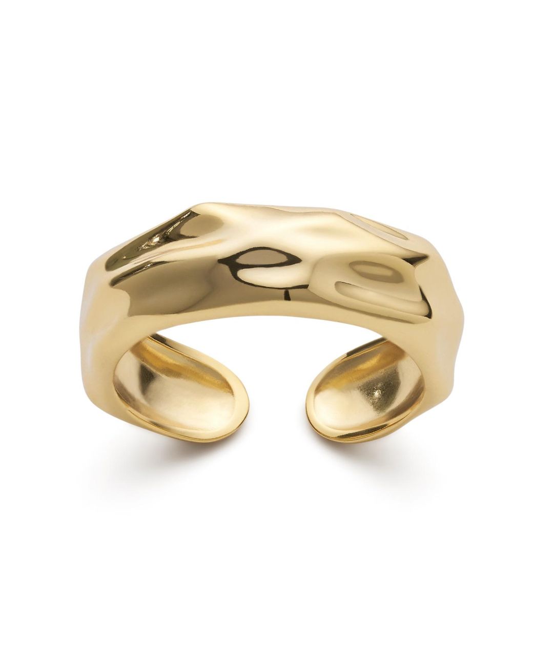 Elk & Bloom Metallic Chunky Stacking Band Ring