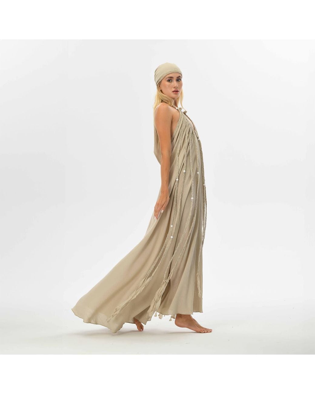 Zhenabia Natural Neutrals Kismet Dress