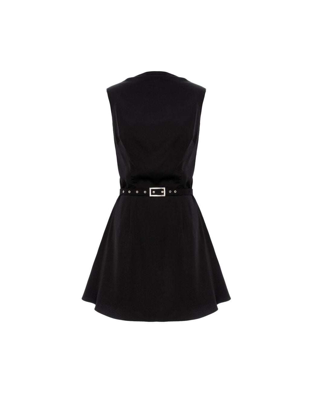 AVENUE No.29 Black Cowl Neckline A Line Viscose Mini Dress