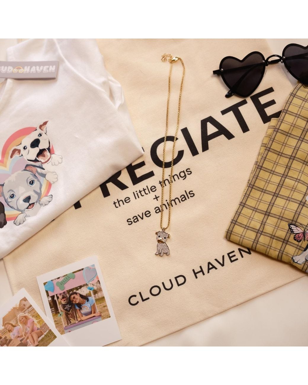 Cloud Haven Metallic Mini Cz Pit Bull Pendant Necklace