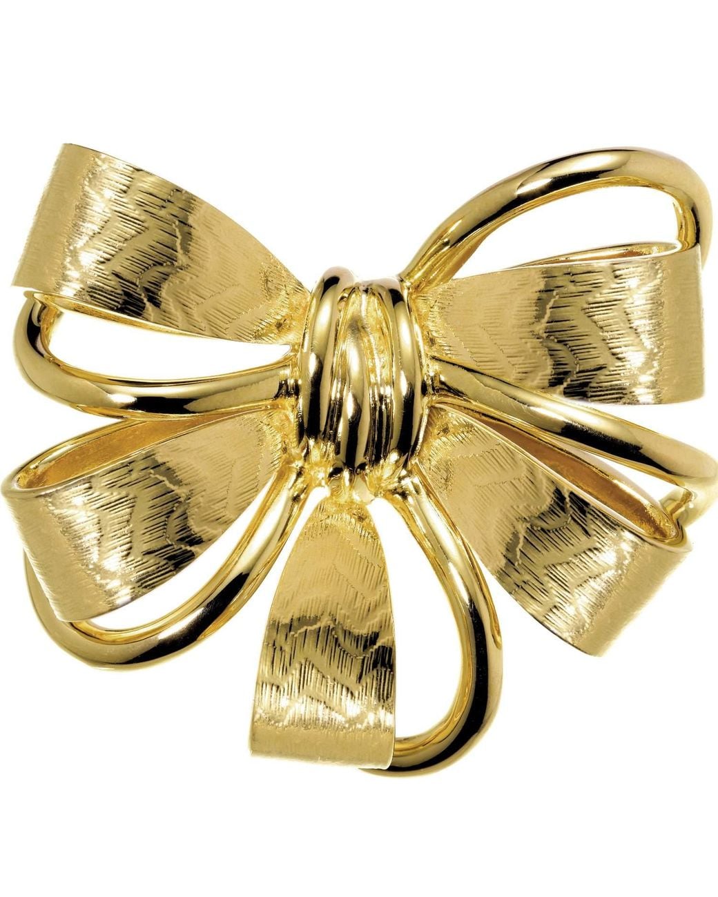 Grosse Metallic Bow Brooch, Series Jahrenstag