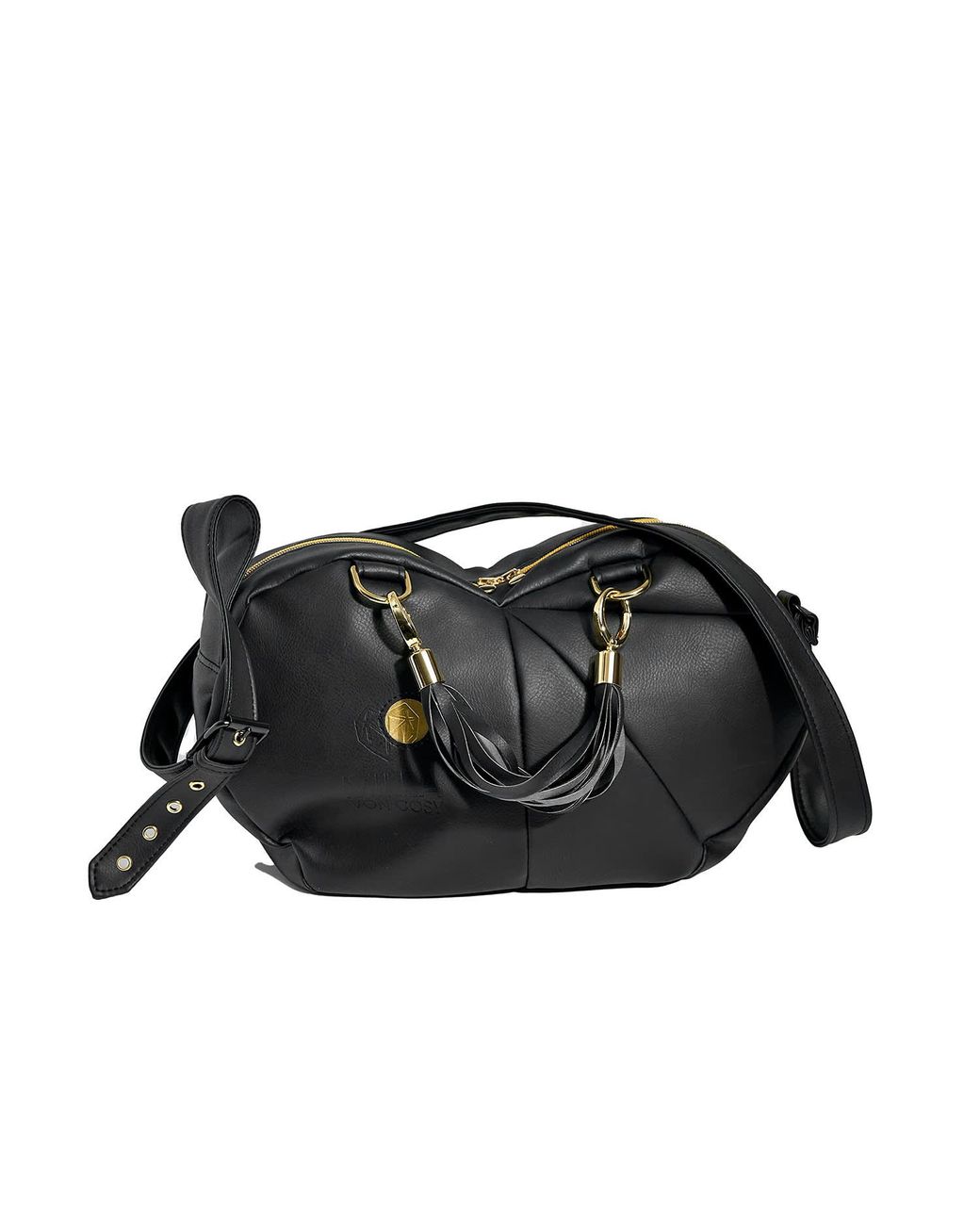 Milla Von Cosy Black Shoulder Bag Cosy With Versatile Straps