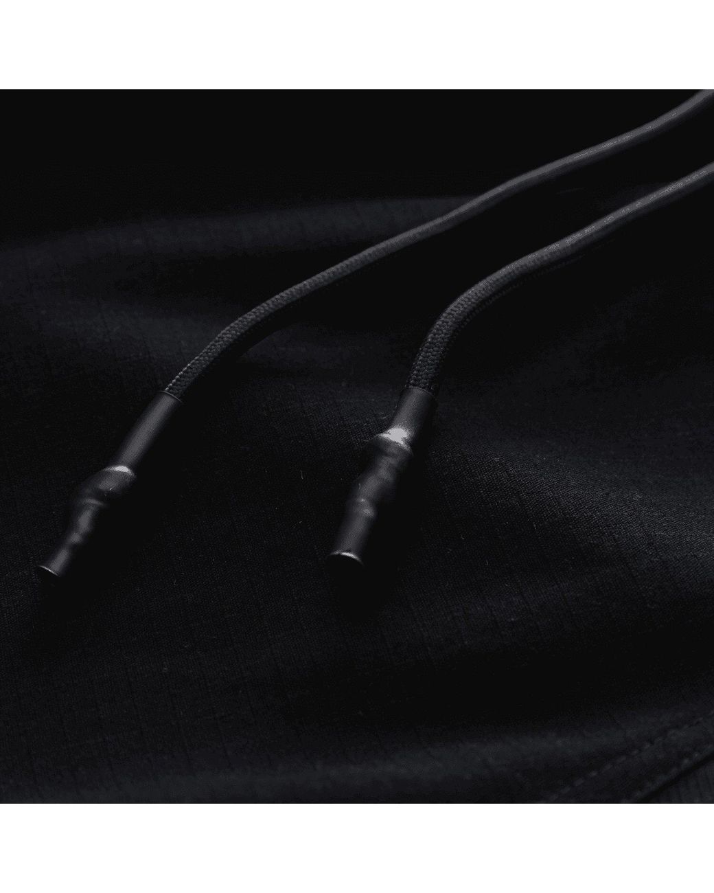 VERYRARE Black Ripstop Quote Pants for men