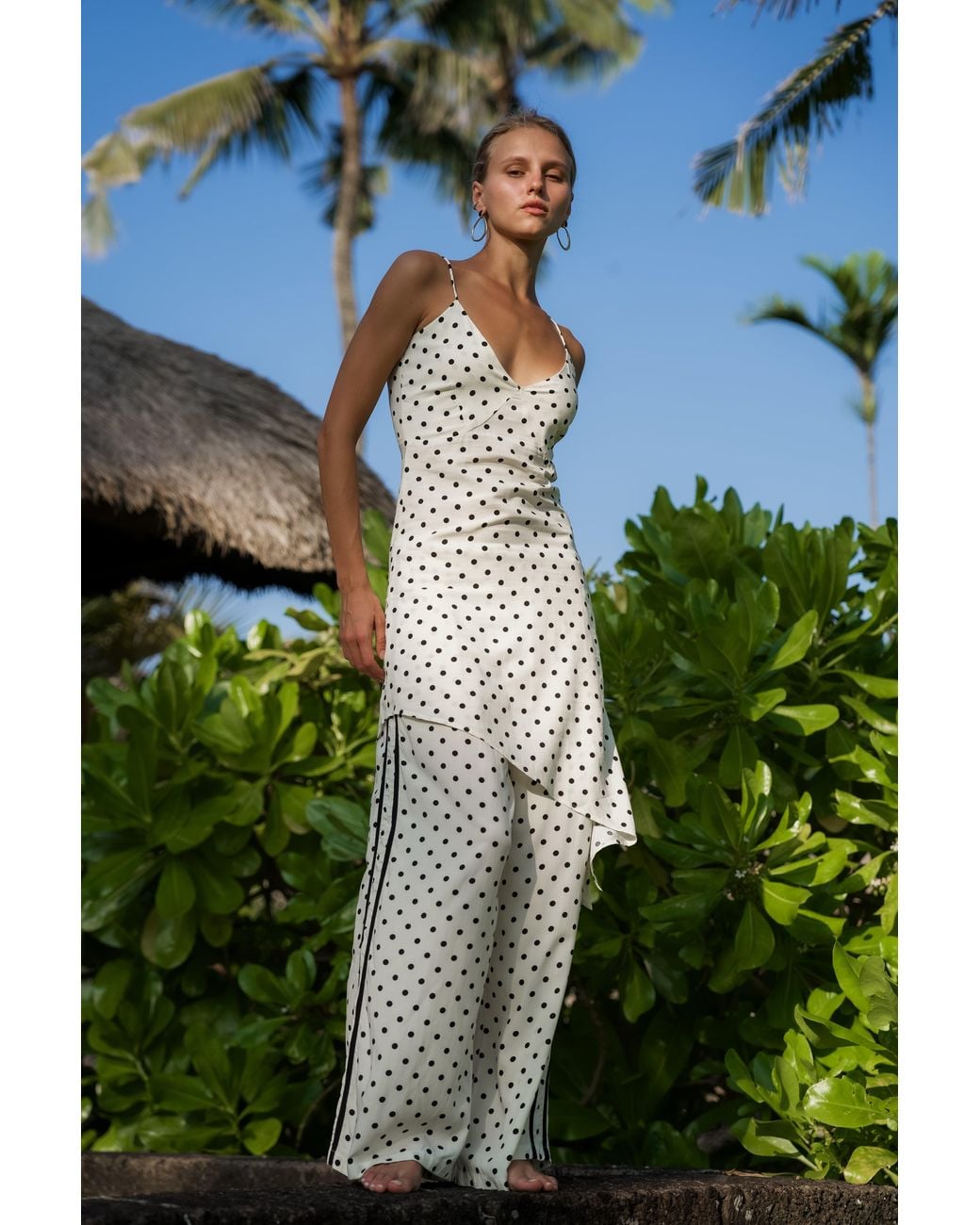 Palm Collective White Cha Cha Cami