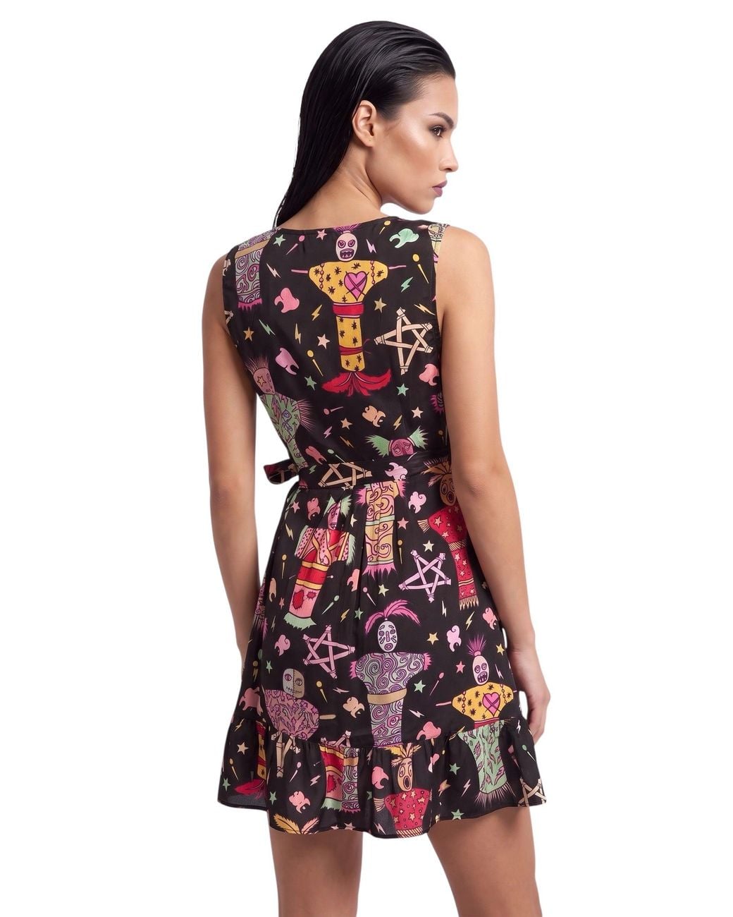 Any Old Iron Red Voodoo Wrap Dress