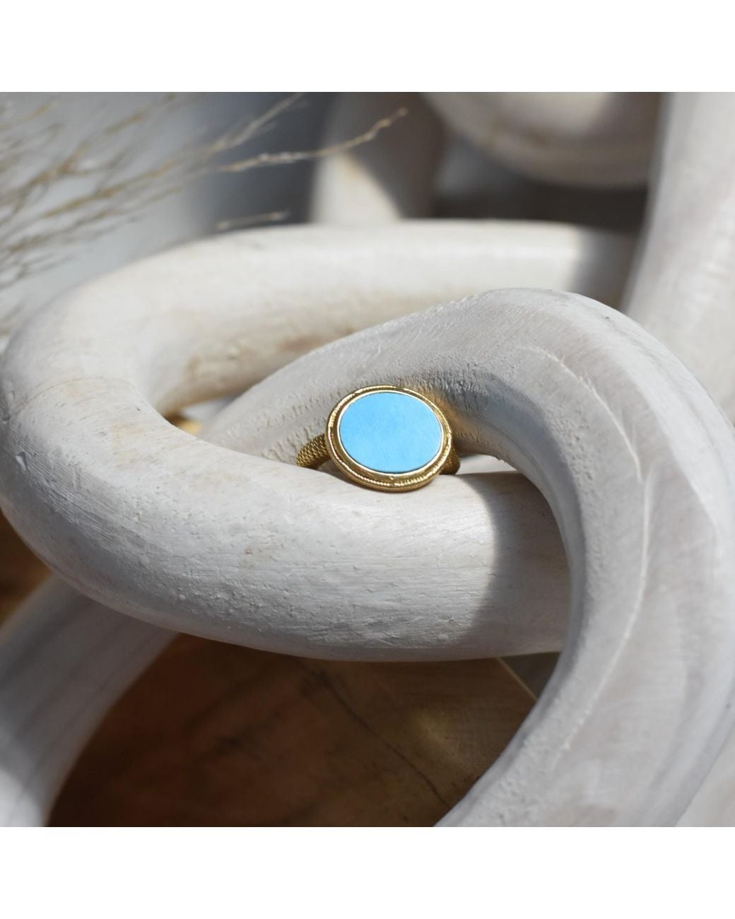 Preeti Sandhu Blue Ara Woven Ring