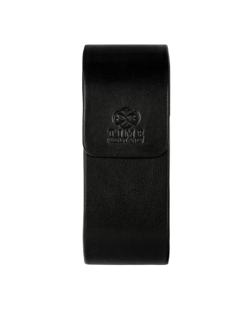 Time Resistance Black Hard Shell Leather Eyeglasses Cover – The Sign Of Four for men
