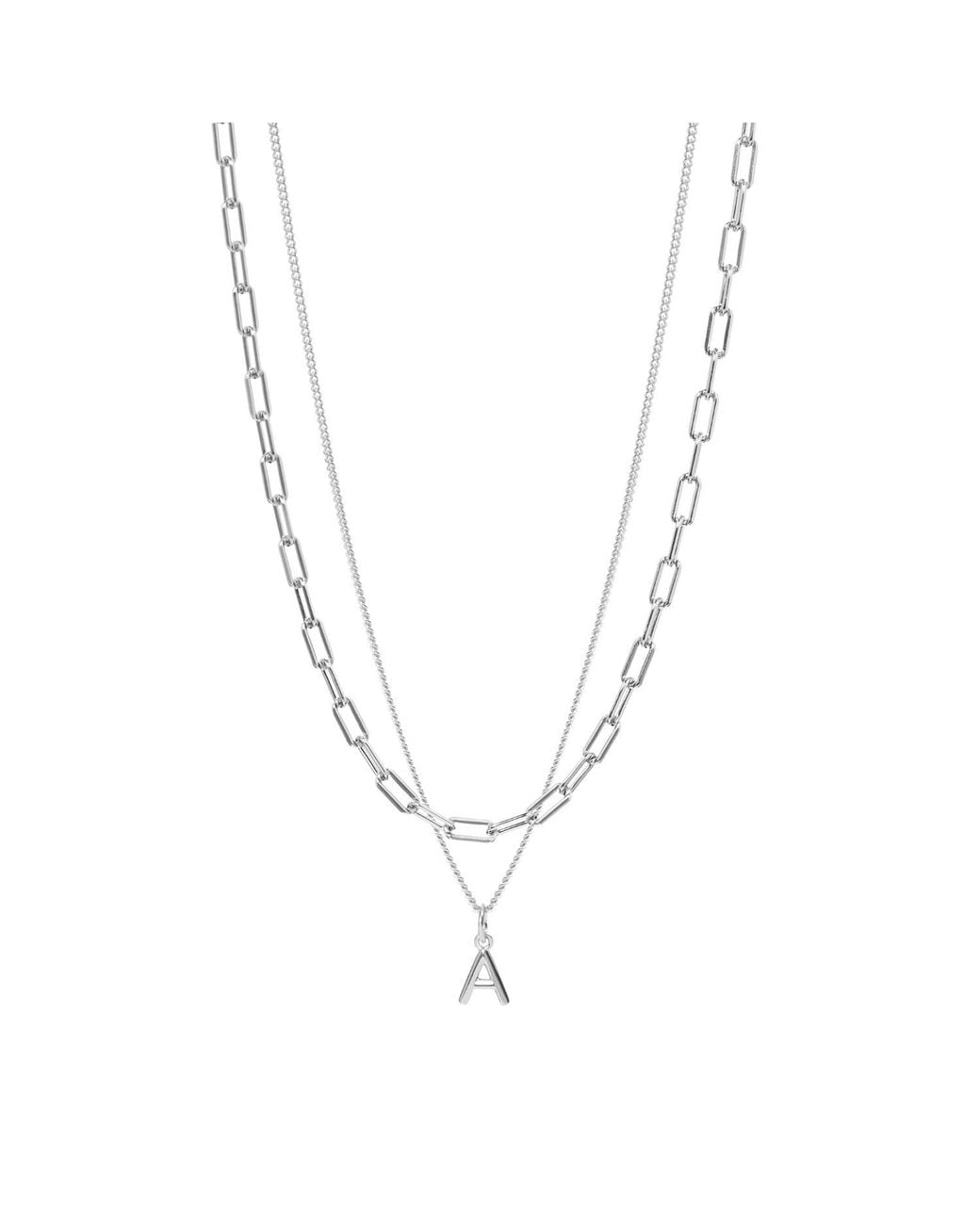 Muru Metallic Little Letter Layering Set