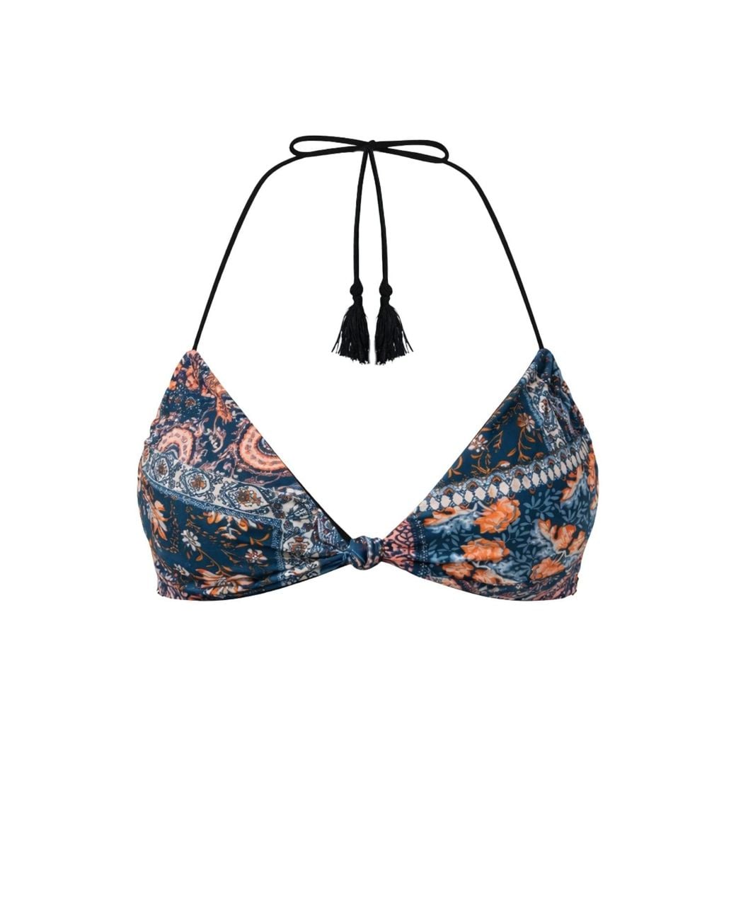 IVY SWIMWEAR Gray Nina Knot Top