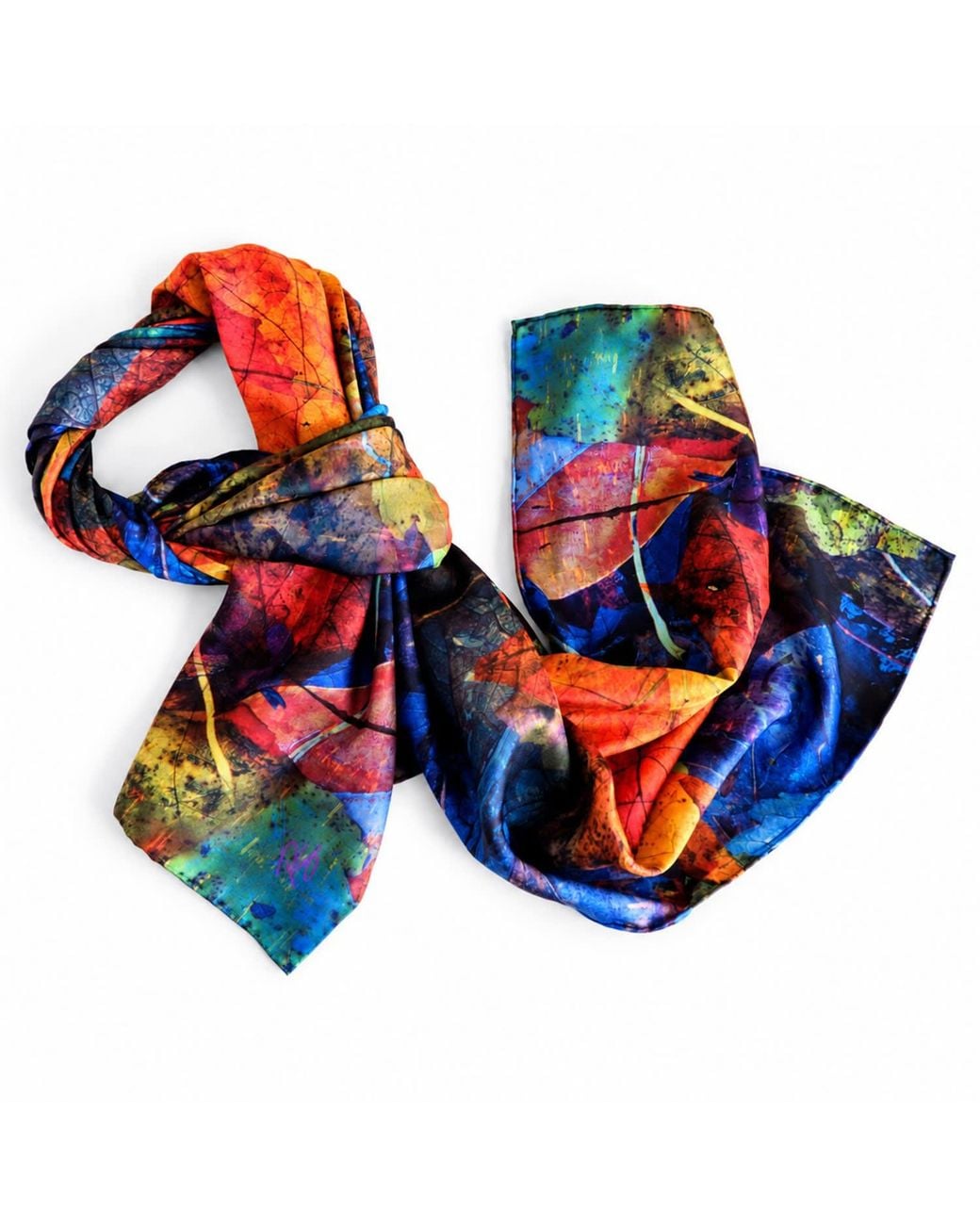 Richard Stone Studio Blue Twilight Silk Scarf