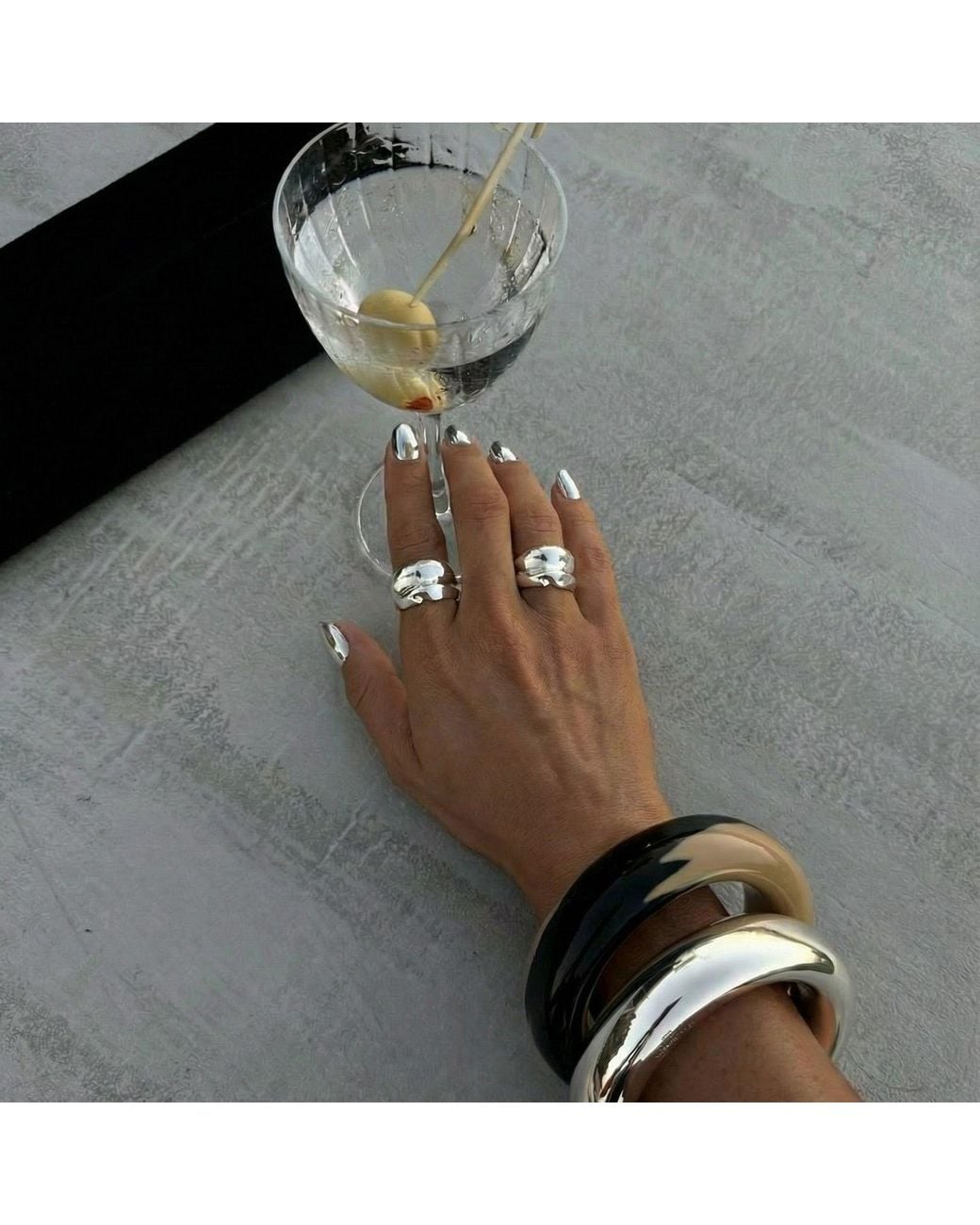 Gingin White Goa Ring