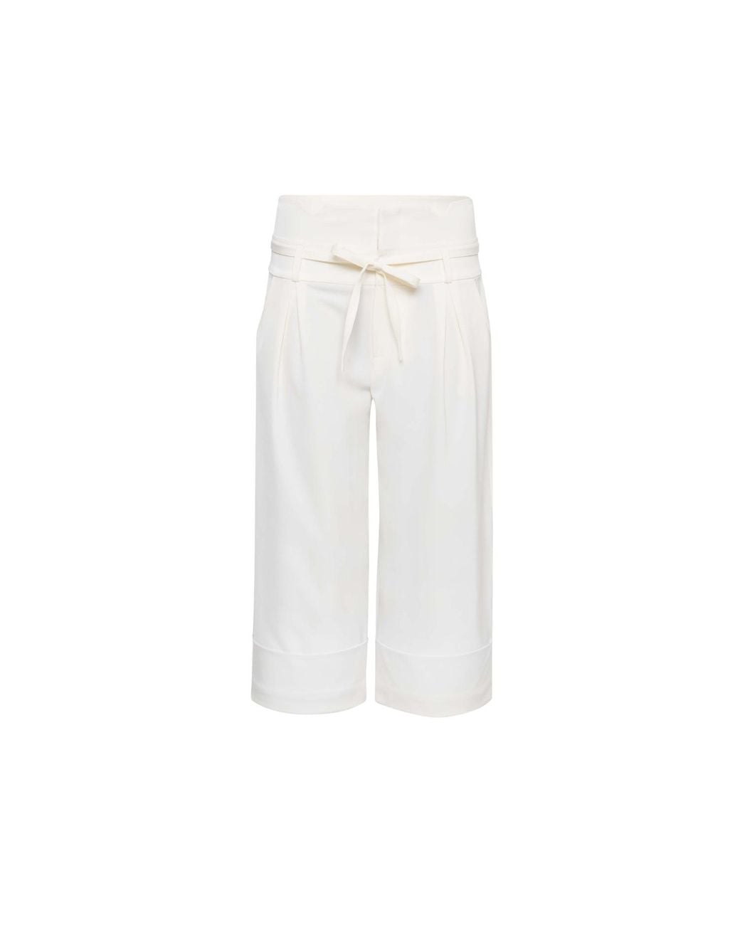 Sélone White Alma Cuffed Trousers