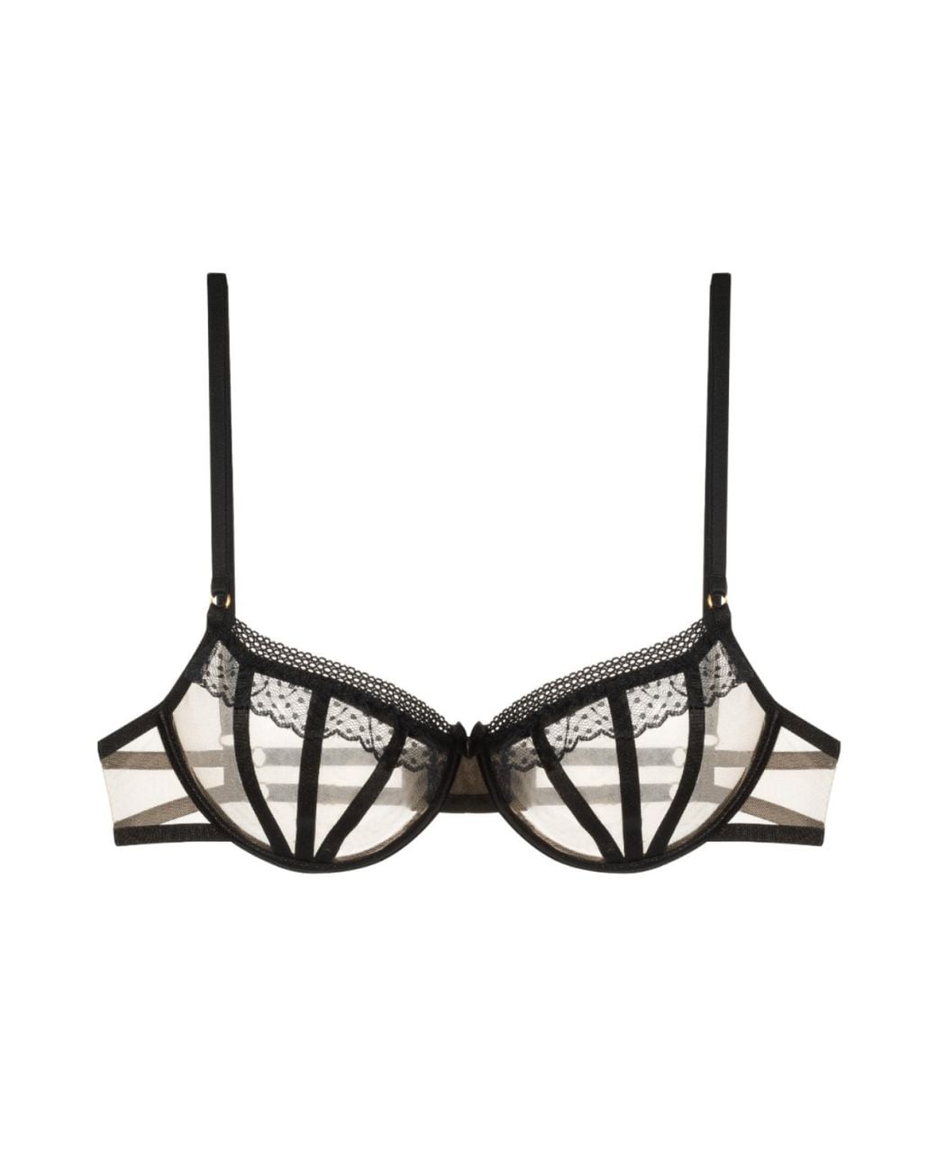 Perilla Lingerie Black Pleasure Bra