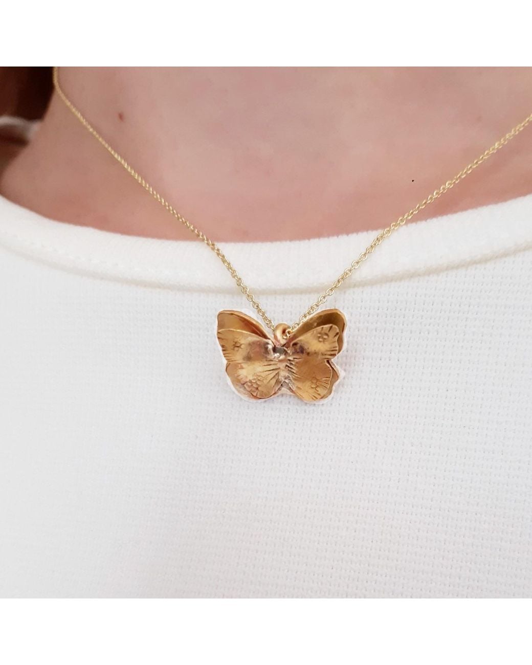 Lily Flo Jewellery Metallic Butterfly Necklace